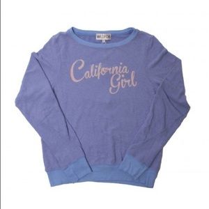 Wild fox “California girl” purple sweatshirt